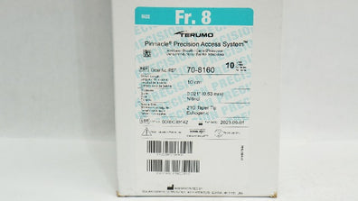 Terumo 70-8160 Pinnacle Precision Access System 8Fr x 10cm x 21G (x) - Box of 7